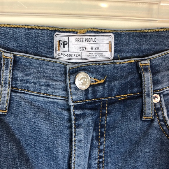 Free People High-Rise Busted Knee Skinnies - Picture 4 of 5